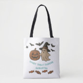 Tote Bag Éffrayant Halloween Fourre-tout - Fantômes, chauve (Devant)