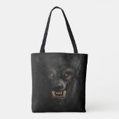 Tote Bag Effrayant loup-garou (Dos)