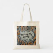 Tote Bag Éffrayant Swirls : Halloween Happy Chic Collection (Dos)