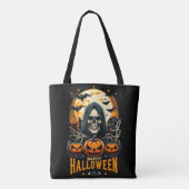 Tote Bag Éffrayante faucheuse Jack O' Lanterns Bats Hallowe (Dos)