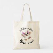 Tote Bag Éffrayants câlins : mignon chien français Boo Hall (Dos)