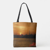 Tote Bag EG ^ Luxor - Vallée du Nil - panorama - la nuit (Dos)