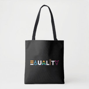 Tote Bag Egalité Droits de l'homme et égalité LGBTQ Unity P