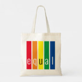 Tote Bag Égalité gay pride (Dos)