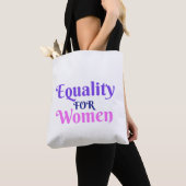 Tote Bag Égalité pour les femmes (De près)