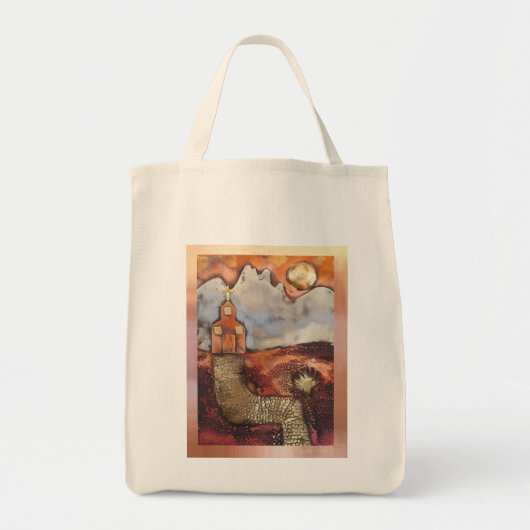 Tote Bag Église de hausse de Sun par Sheri Kerr (Devant)