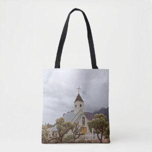 Tote Bag Eglise Elvis dans les montagnes de Superstition