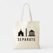 Tote Bag Église et État séparés (Dos)