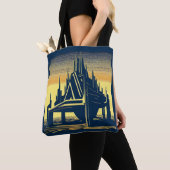 Tote Bag Église futuriste SF 2 (De près)