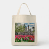 Tote Bag Eglise Saint-Charles au printemps à Vienne, Autric (Dos)