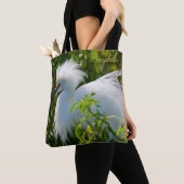 Tote Bag Egret neigeux (De près)
