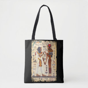 Tote Bag Égypte Mur Hiéroglyphique Mural Culture égyptienne