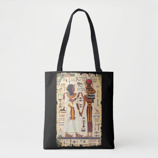 Tote Bag Égypte Mur Hiéroglyphique Mural Culture égyptienne (Devant)