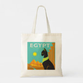 Tote Bag Égypte | Terre du Pourcentage Feline (Dos)