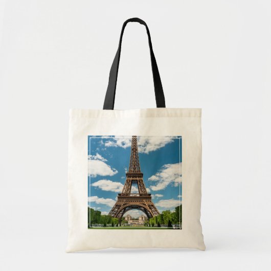 Tote Bag Eiffel Tower View from Champ de Mars Public Park (Devant)