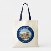 Tote Bag Eilean Donan Castle Ecosse aquarelle peinture (Dos)