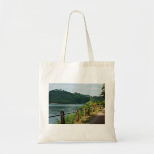 Tote Bag Einkaufstasche Edersee Ufer und Schloß Waldeck