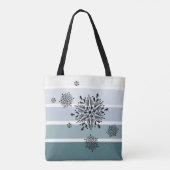 Tote Bag Eiskristalle mit Tölter Tasche (Dos)
