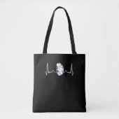 Tote Bag EKG Pulse Coeur Taux de Dialyse Infirmière techniq (Devant)
