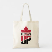 Tote Bag Elbows Up Canada (Dos)