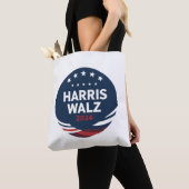 Tote Bag Élection du bouton rétro pour les démocrates Harri (De près)