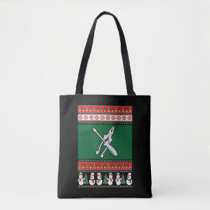 Tote Bag Électricien Vilain Chandail de Noël