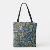 Tote Bag Elégance bleu or (Dos)