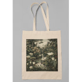 Tote Bag Élégance botanique - Le cygne dans la forêt