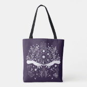 Tote Bag Elégance céleste : Moon Goddess Design (Dos)