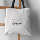 Tote Bag Élégance de la servante : fête nuptiale personnali