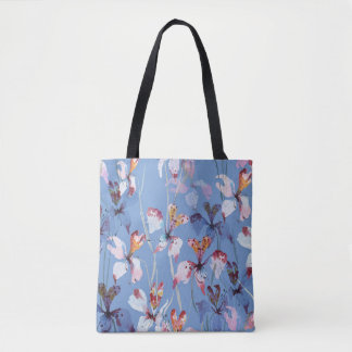 Tote Bag Elégance de l'orchidée sauvage : Aquarelle de luxe
