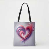 Tote Bag Élégance du coeur (Devant)