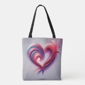 Tote Bag Élégance du coeur (Dos)
