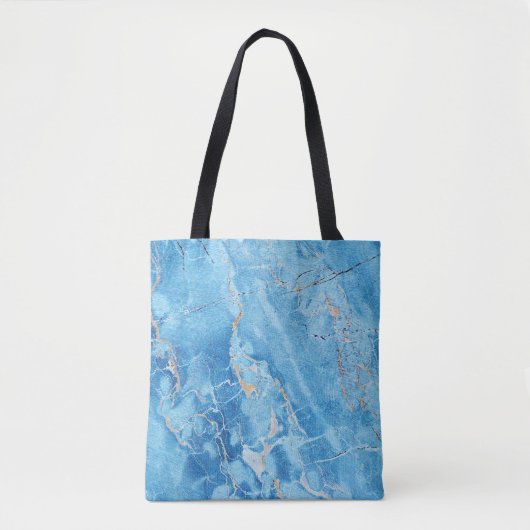 Tote Bag Élégance du marbre : Surface texturée naturelle. (Devant)