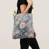 Tote Bag Élégance florale intemporelle : les fleurs classiq (De près)