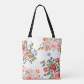 Tote Bag Élégance florale vintage (Dos)
