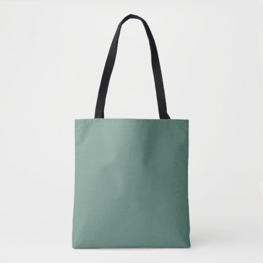 Tote Bag Élégance Muted - Océan Turquoise (Devant)