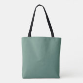 Tote Bag Élégance Muted - Océan Turquoise (Dos)