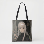 Tote Bag Elegance of the Midnight Blossom Maiden Standard (Devant)