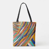 Tote Bag Élégance rayonnante arc-en-ciel : Fourre-tout élég (Dos)