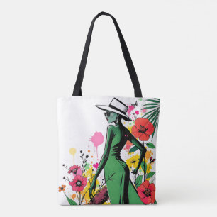 Tote Bag Élégance Tropicale Duet