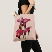 Tote Bag Élégant Calla Lilies (De près)