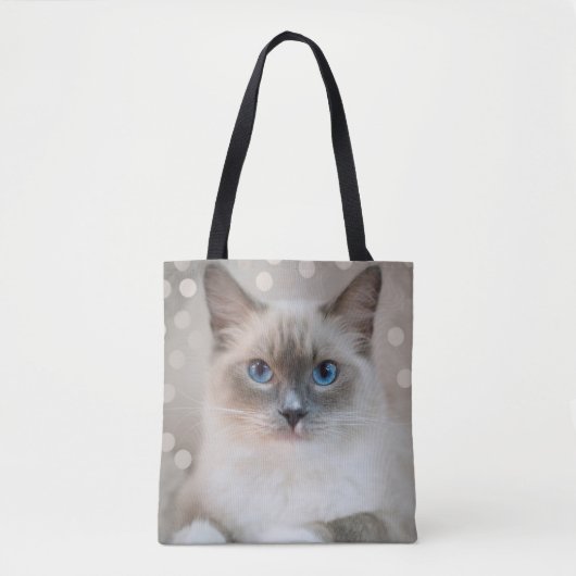 Tote Bag Élégant chat chaton de poupée chatte (Devant)