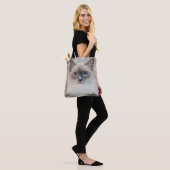 Tote Bag Élégant chat chaton de poupée chatte (Sur le modèle)