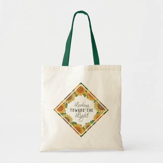 Tote Bag Elégant citation florale inspirationnelle de Boho  (Devant)