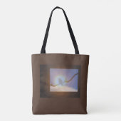 Tote Bag Elégant colibri moderne simple Fourre-tout (Dos)