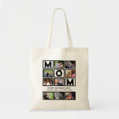 Tote Bag Elégant Custom Happy Mothers Day 9 Photo Collage (Devant)