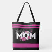 Tote Bag Elegant Design Texte Meilleure maman Ever pour la (Dos)
