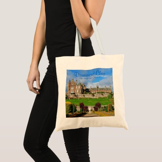 Tote Bag Elegant Drummond Scottish Clan Castle & Garden (Devant (produit))