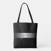 Tote Bag Élégant écriture de script de monogramme modifiabl (Dos)